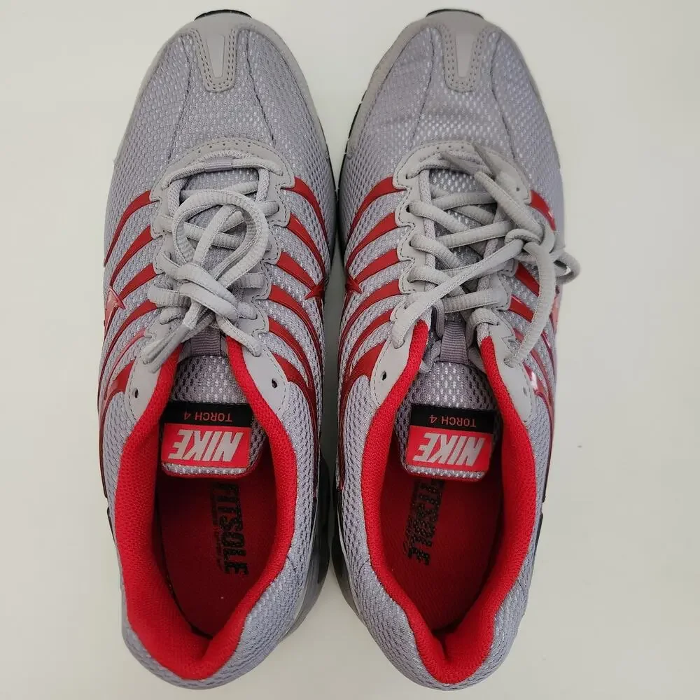 Nike Men's Air Men's Max Torch 4, Atmosphere Grey/University Red-Black, 11.5
